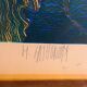 LITHOGRAPHY Nude woman "The board", numbered 49/100 and signed MICHEL MATHONNAT