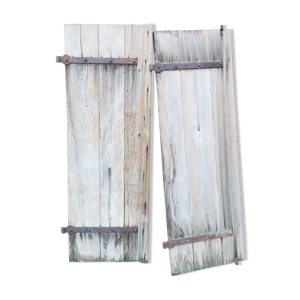 2 volets sapin look