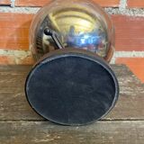 World Map Globe Earth Planet Chrome Metal + Black Design Stand