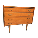Vintage chest of drawers spindle feet