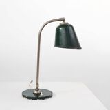 Lampe de bureau industrielle vintage en métal, France vers 1920