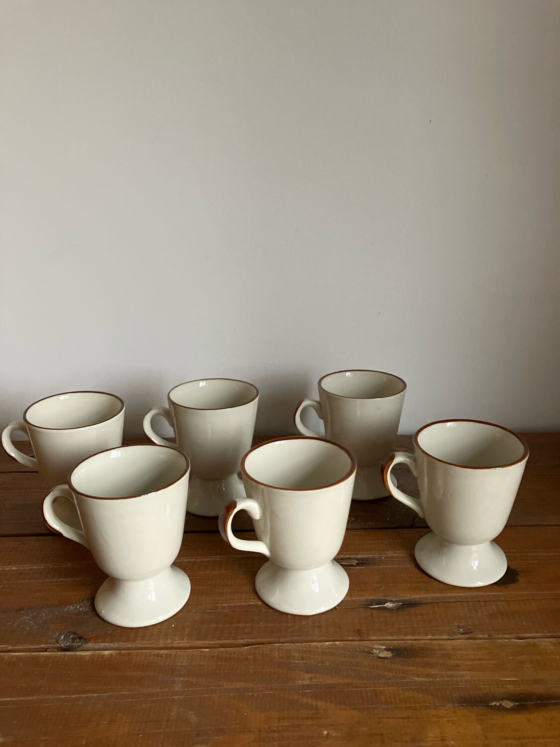 6 tasses à café 
