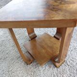 Square art deco pedestal table