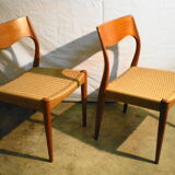 Pair of Danish chairs by Niels Otto Moller from the 60s
