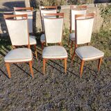 Set of 6 Vintage 60s Chairs