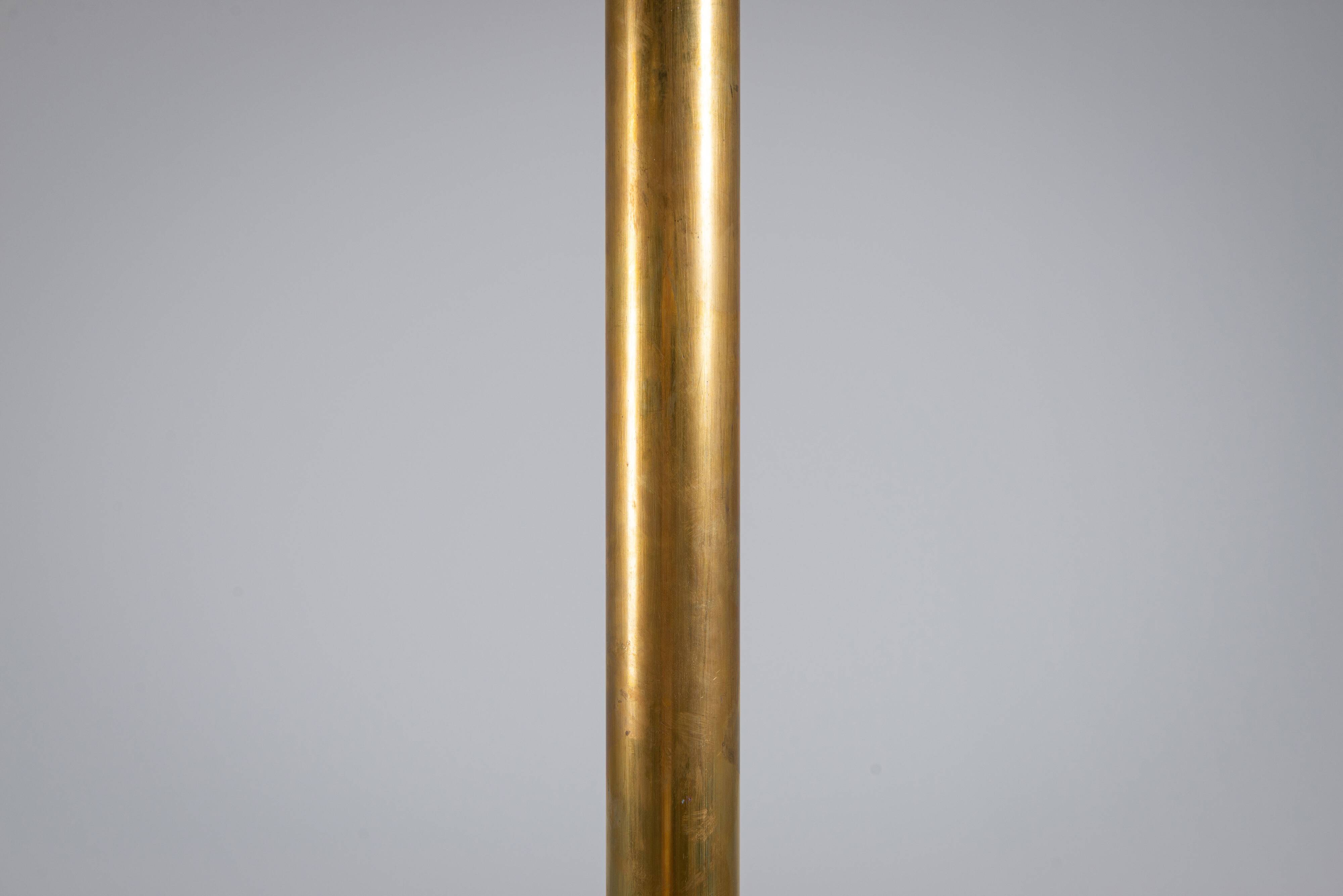 Brass ''Luminator'' floor lamp by Marcello Piacentini