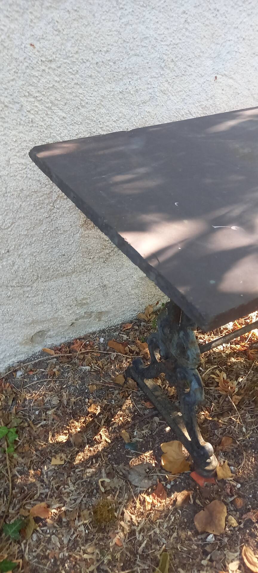 Bistro table slate top