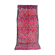 Tapis marocain rose 178 x 400 cm