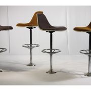 Vintage Bar Stools By Ray & Charles Eames For Herman Miller, Set Of 4