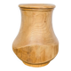 Turned wooden vase