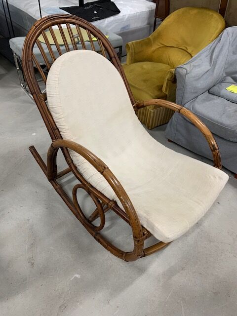 Louisiana rattan rocking chair