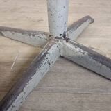 Vintage skai/metal adjustable industrial office chair (40s)