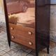 Vintage 60s mahogany secretary from Mobilor