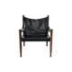 Erik Wørts for Niels Eilersen rosewood and leather lounge chair