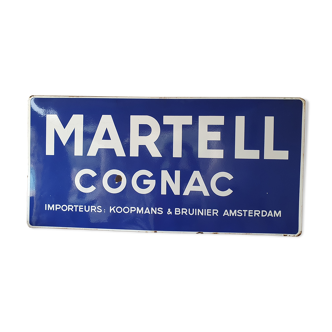 Plaque émaillée  Martell Cognac