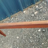 Vintage Scandinavian-style wooden coffee table.