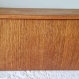 Scandinavian style teak wall or table shelf