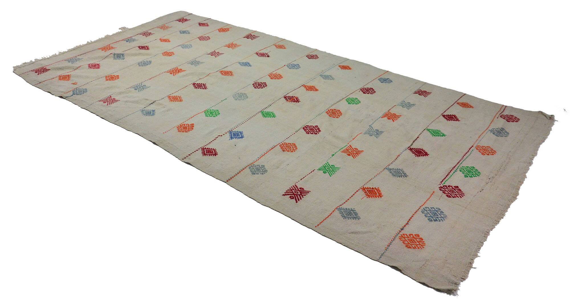 Authentic Vintage Turkish Kilims & Handwoven Rugs – Unique Home Decor Pieces 180x 345 cm