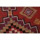 1970s Vintage Turkish Oushak Handmade Wool Cotton Orange Runner Rug 81x293