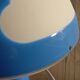Vintage Ikea mushroom lamp Skojig blue model