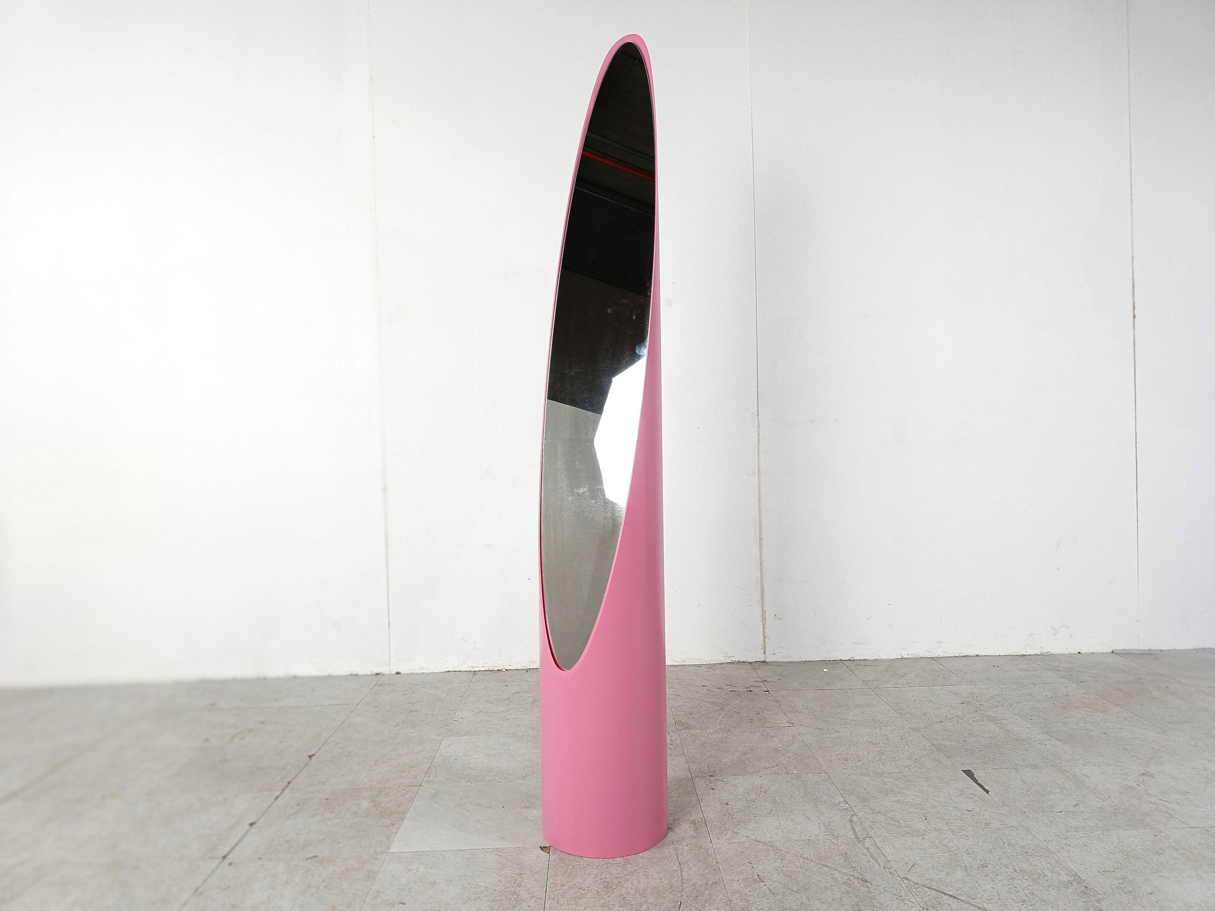 Unghia mirror by Rodolfo Bonetto, Italy 1970s
