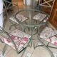 Table and chair set - "Villa d'Este" collection by Pierre Vandel