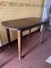 Table ancienne vintage en chêne pieds travaillés je