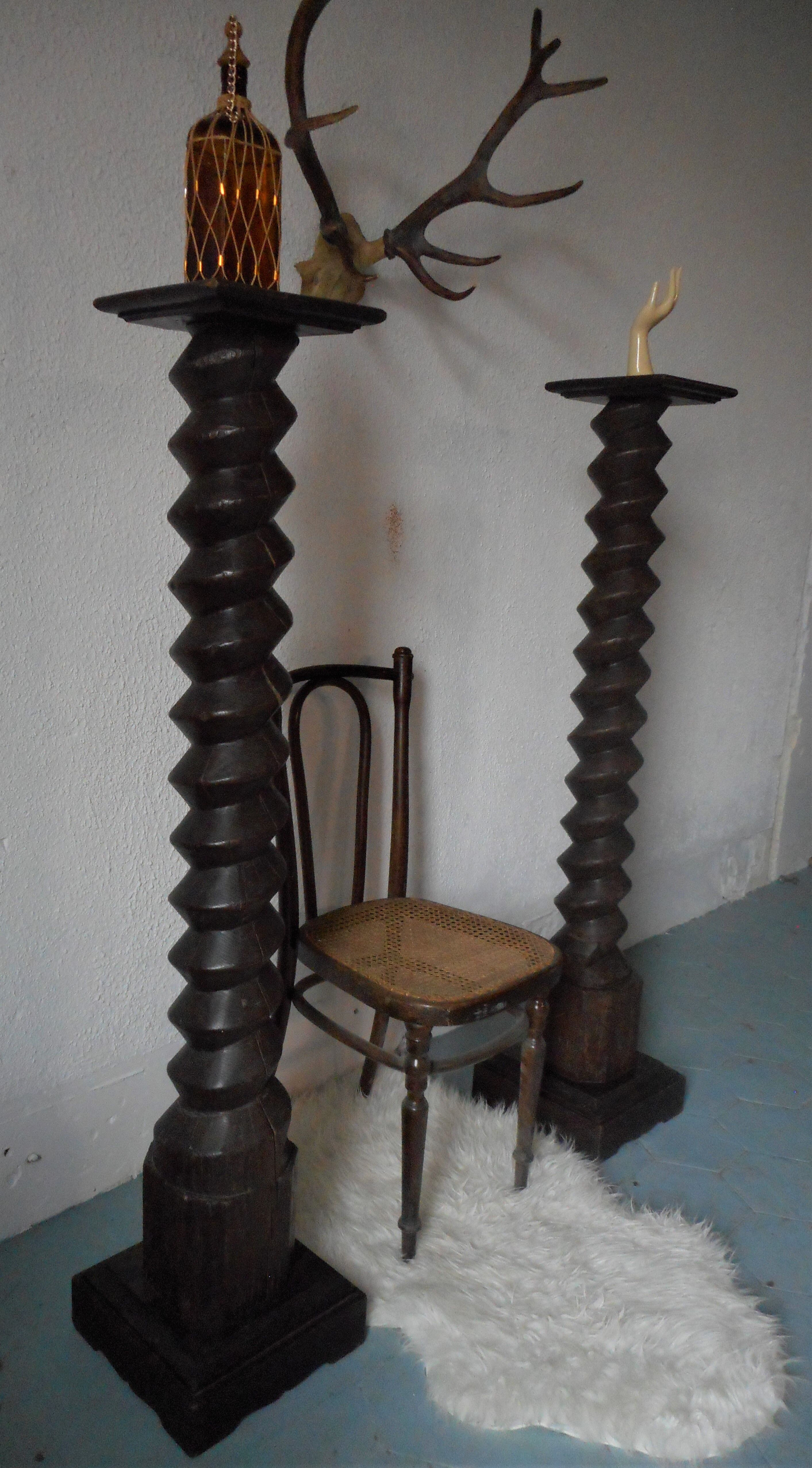 Pair of press screw harnesses