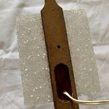 Scandinavian style wooden and perspex wall light