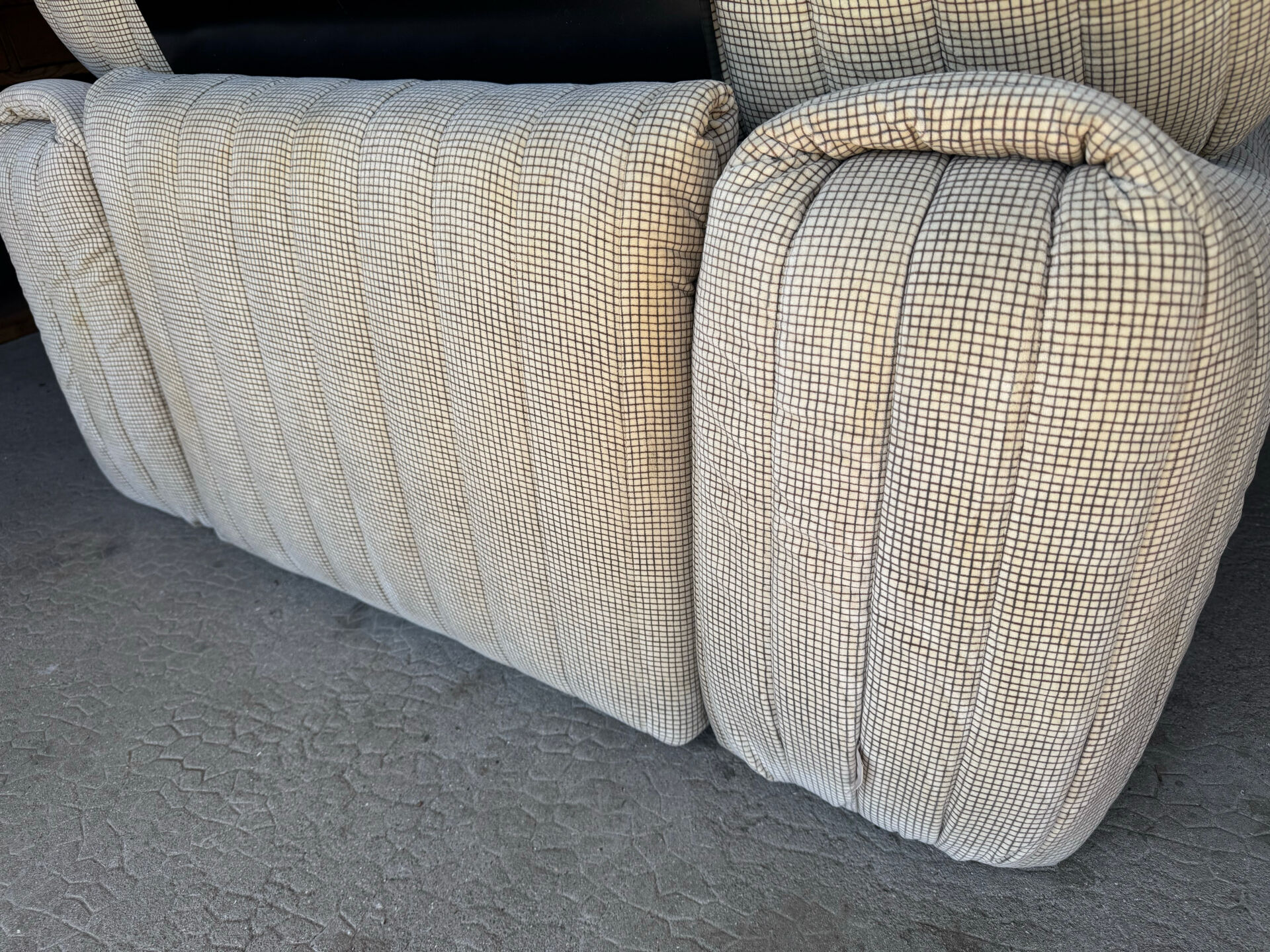 Rare salon vintage Ligne Roset – Made in France – Canapé & 2 fauteuils
