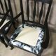 Paire de fauteuils tissu jungle