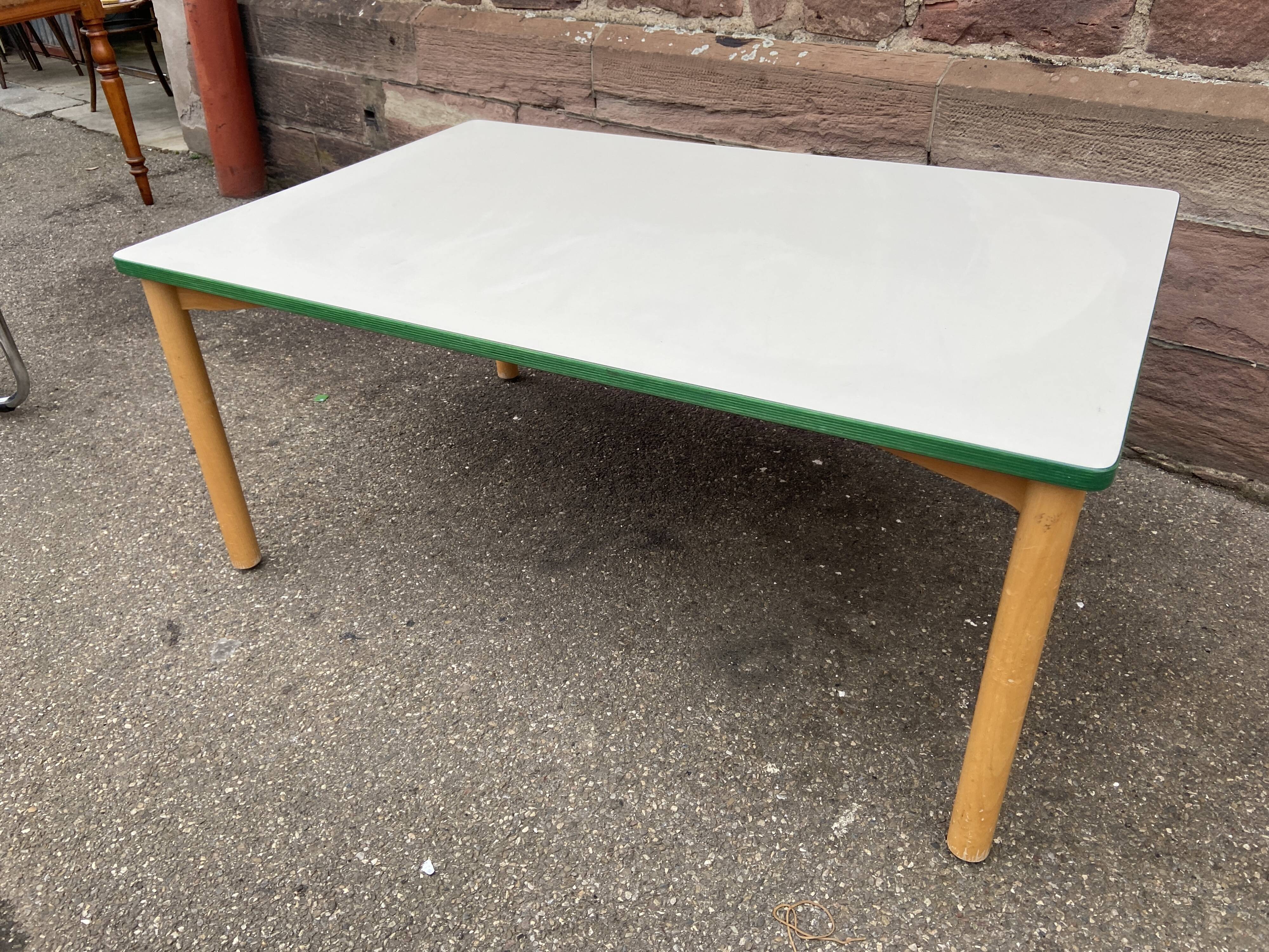 Vintage coffee table 1970 coffee table school book coffee table hiller germany