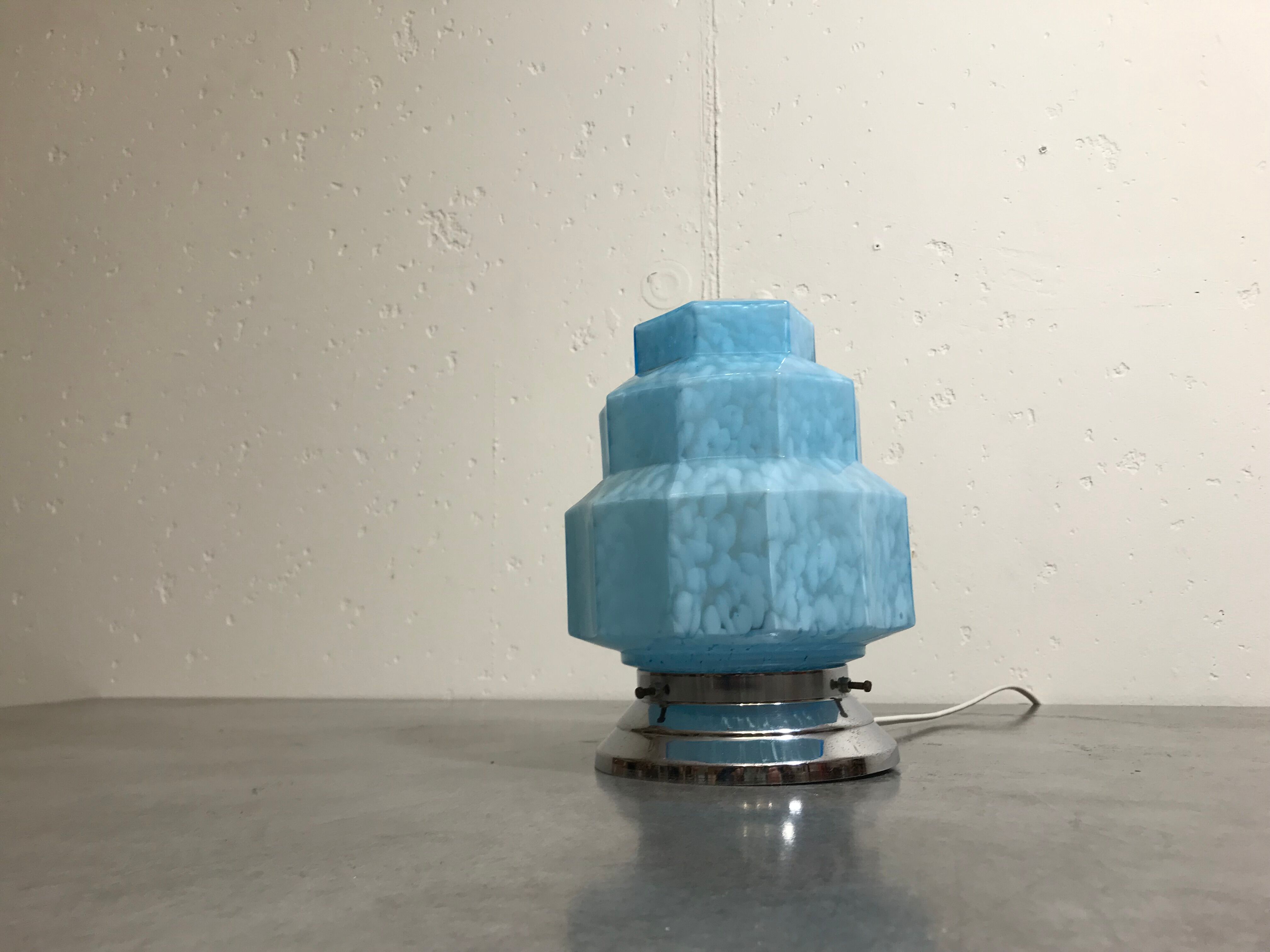 Art Deco cathedral lamp