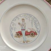 Lot de 4 anciennes assiettes italiennes