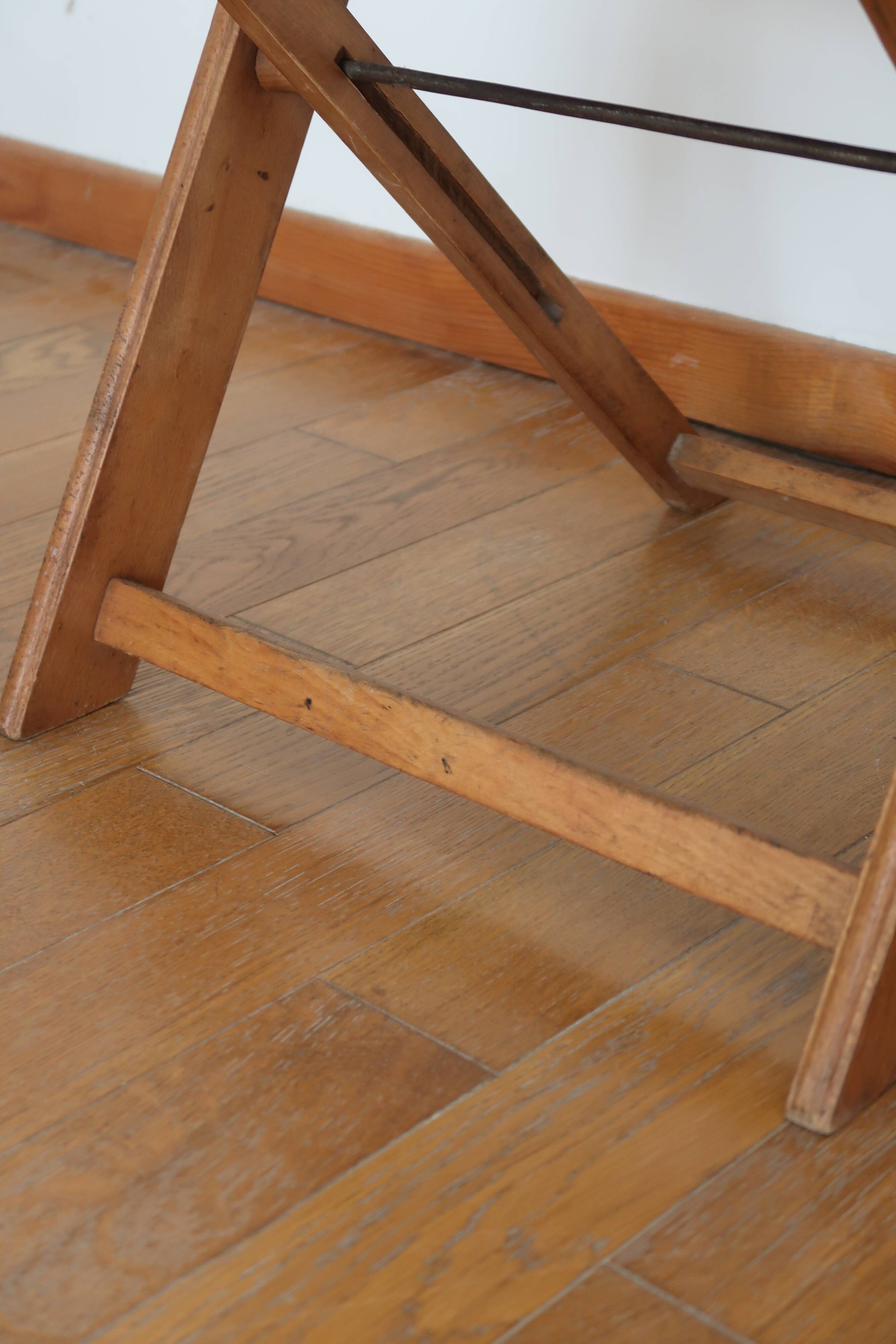 Set of 4 folding chairs in wood 70