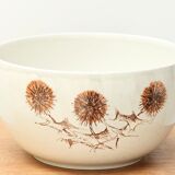 Salad bowl Sarreguemines Les Chardons, 70s