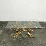 Golden coffee table "wheat cob", 1970