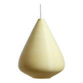Belle grande lampe suspendue Heifetz Rotaflex des années 1960 en forme de goutte.