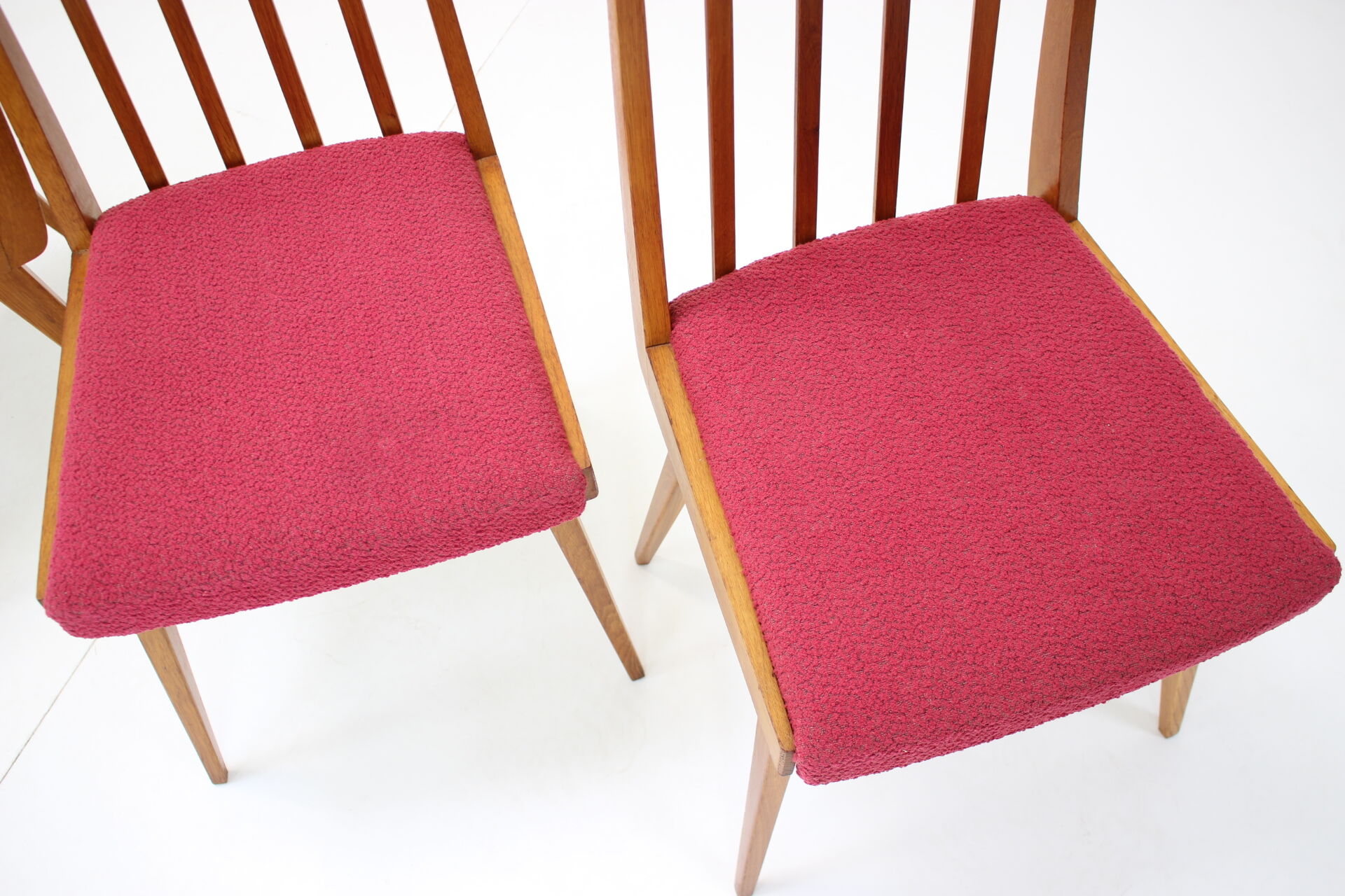 Set of four design dining chairs, 1960's.
