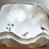 Vase en porcelaine de Virebent