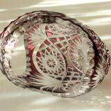 Vide poche en verre de cristal de plomb