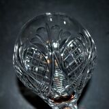 Baccarat set of 35 crystal glasses + 2 flower model carafes 9157 from 1907