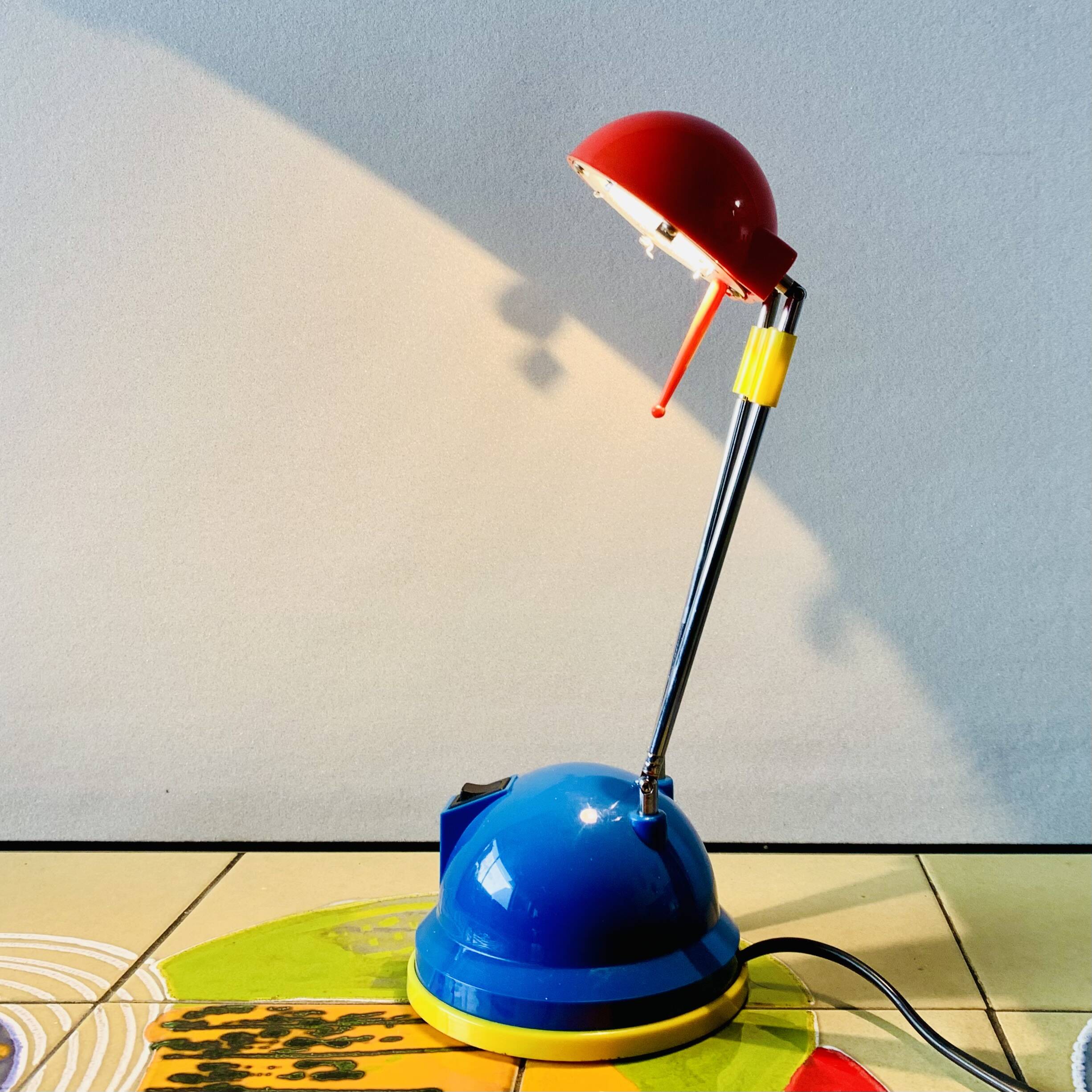 Vintage telescopic Memphis style desk lamp - Lihgt Force Limited
