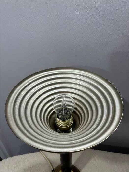 Casa Vogue Brass Table Lamp — Art Deco Style, Italy 1970s