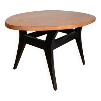 Scandinavian teak side table 1950s/60s menhir top