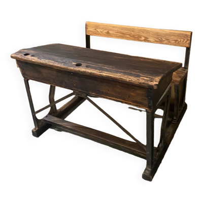 Bureau d’écolier double 1900