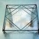 Concrete and ground glass table, Italy 1980's