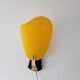 Applique murale vintage années 60 70 jaune