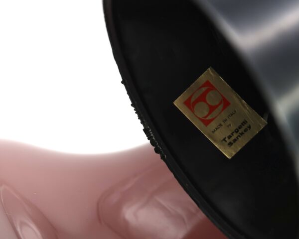 Suspension Vistosi Targetti Sankey de Massimo Vignelli en verre de Murano violet