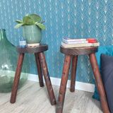 Pair of tripod stools